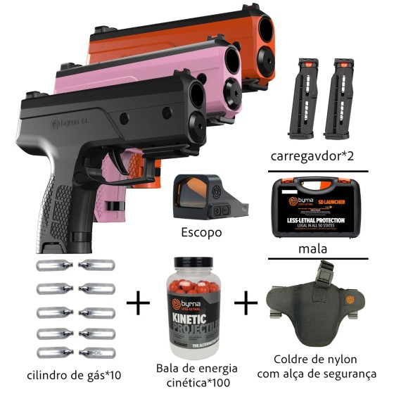 Kit Universal Byrna CL | Equipamento compacto de autodefesa não letal